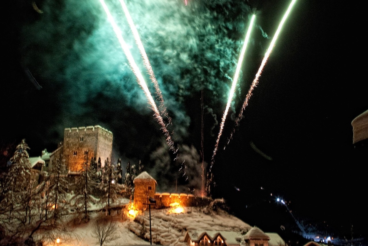 Silvester auf der Burg